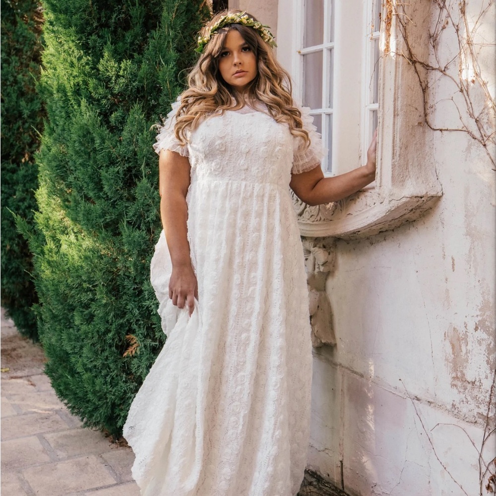 JessaKae lace white maxi Victoria dress